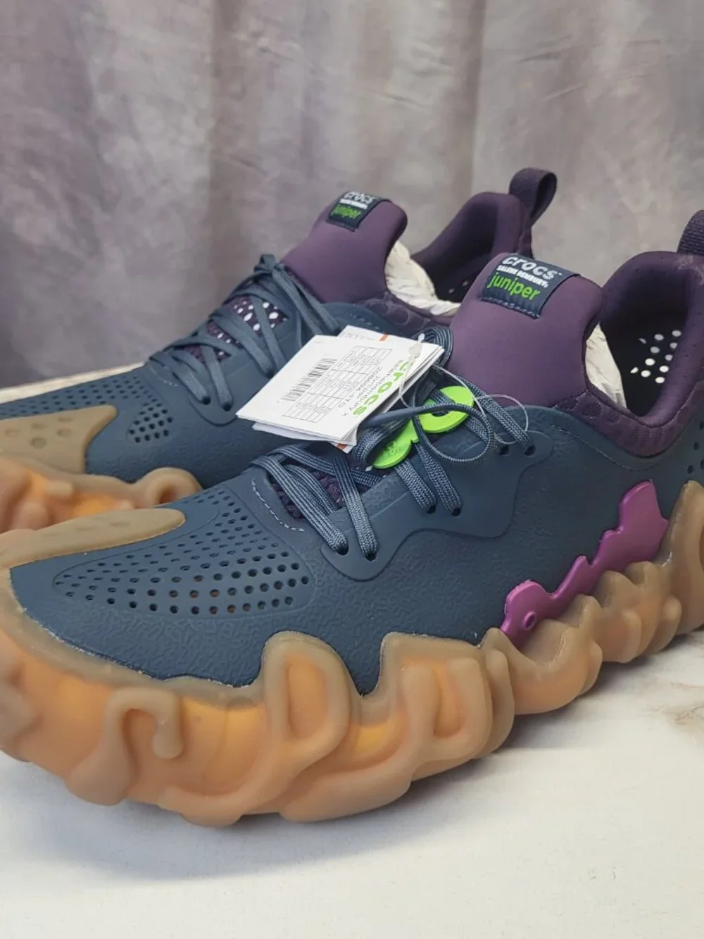 Crocs Salehe Bembury Juniper Taro Size 13 Men's Navy Purple